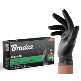 DIAMOND nitrilo apsauginės pirštinės M dydis 7-8 -RWJNDBC8