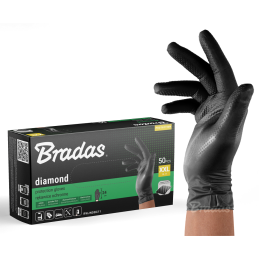 DIAMOND nitrilo apsauginės pirštinės XXL dydis 10-11 -RWJNDBC11