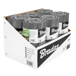 Banguotas vejos apvadas 9 m x 25 cm, pilkas -OBFGY 0925