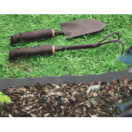 Banguotas vejos apvadas 9 m x 25 cm, pilkas -OBFGY 0925