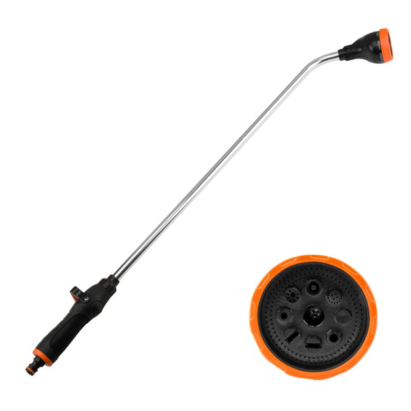 BLACK LINE 8 funkcijų purkštuvas su vožtuvu, 83 cm -ECO-4450