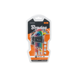 TORX TX 10-50 raktų rinkinys, 9 vnt. -DIY-HKT42-SH/B