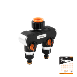 BLACK LINE 2 padėčių kolektorius GW 1"- 3/4" HEAVY DUTY su vožtuvais -ECO-PWB3042