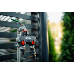 BLACK LINE 2 padėčių kolektorius GW 1"- 3/4" HEAVY DUTY su vožtuvais -ECO-PWB3042