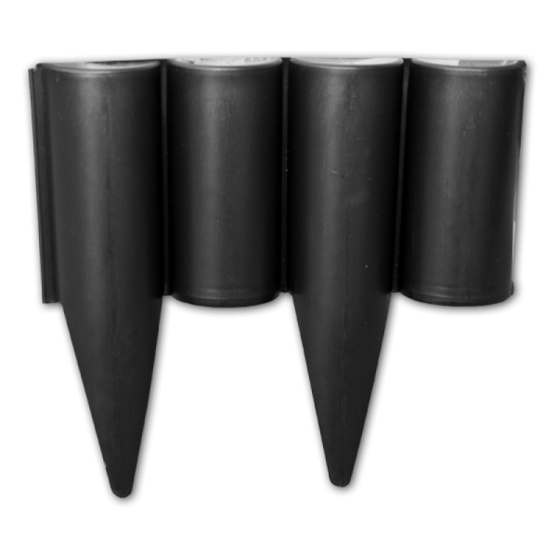 Palisadinis apvadas PALGARDEN 2,5 m, juodas -OBP1202-002BK