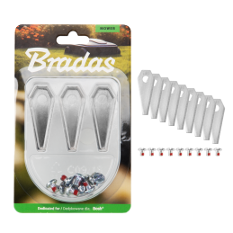 Peiliai Bosch robotinėms vejapjovėms, 9 vnt., NEUTRALŪS -LM-RB09NB