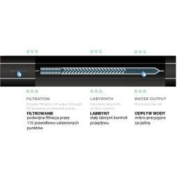 Lašelinė juosta 16/8mil/1l/h/10cm HIRRO TAPE 100m -DSTHT 16081010-0100
