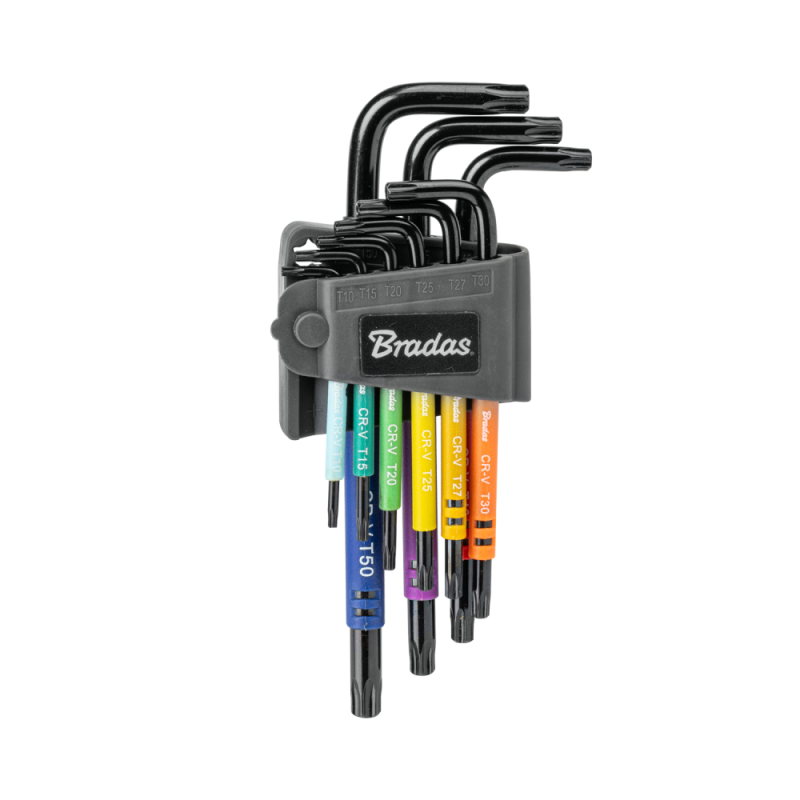 TORX TX 10-50 raktų rinkinys, 9 vnt. -DIY-HKT71-LO/B