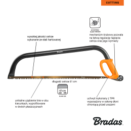 V-SERIES-P lankinis pjūklas su reguliuojamu įtempimu, 24 -KT-V1412