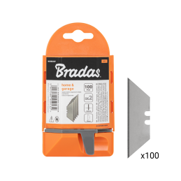 19 mm NEUTRAL trapecinio ašmenų dėtuvė su padavimo įrankiu -DIY-KN1902BN/100BOX