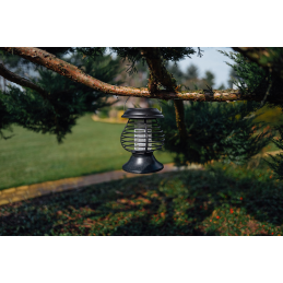 Saulės energija varoma LED/UV vabzdžių gaudyklė su laikikliu -CTRL-IN102S