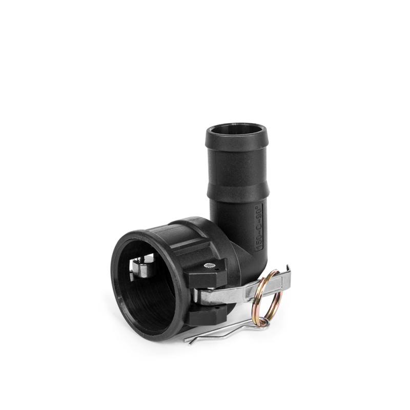 „Camlock“ C tipo žarnos antgalis, 1 1/2 colio alkūnė - PP -CGCK150/PP