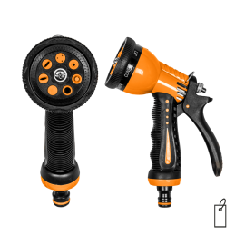 BLACK LINE 7 funkcijų pistoletas ZEBRA, žalvario-cinko lydinys -ECO-7203