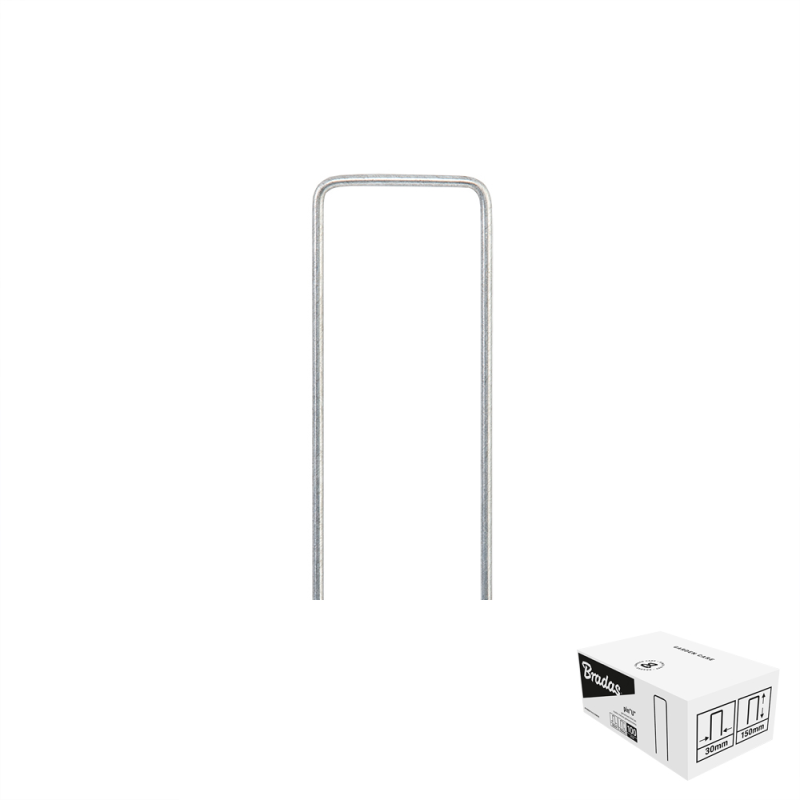 U formos cinkuotas metalinis kaištis -ATSMGU1315/100BOX