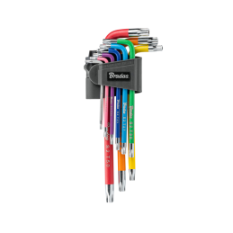 TORX TX 10-50 raktų rinkinys, 9 vnt. -DIY-HKT42-LO/B