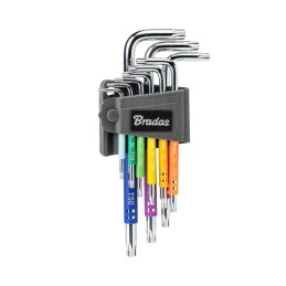 TORX TX 10-50 raktų rinkinys, 9 vnt. -DIY-HKT62-LO/B