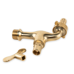 Maišytuvas su 1/2 colio GZ vožtuvu, 3/4 colio GZ išleidimo anga ir 13 mm žarnos jungtimi -BR-KFS1234