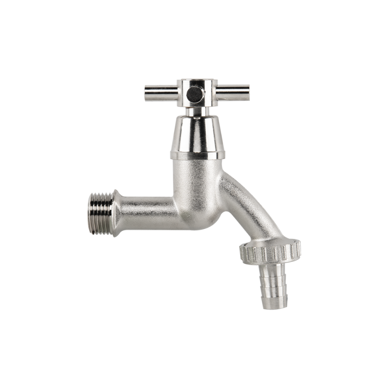 Maišytuvas su 1/2 colio GZ vožtuvu, 3/4 colio GZ išleidimo anga ir 13 mm KRYŽINĖS RANKENOS žarnos jungtimi -GKK0T123413