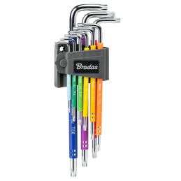 TORX TX 10-50 raktų rinkinys, 9 vnt. -DIY-HKT62-EL/B