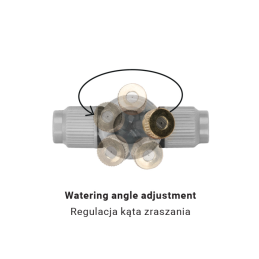 WHITE LINE sodo vandens rūko purkštukas 6 m -WL-Z1006