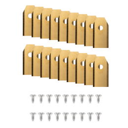 Peiliai Husqvarna/Gardena robotinėms vejapjovėms, 18 dalių, TITAN GOLD -LM-RHG18GBOX