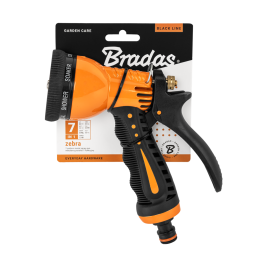 BLACK LINE ZEBRA 7 funkcijų metalinis pistoletas -ECO-7203K