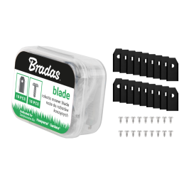 Peiliai Husqvarna/Gardena robotinėms vejapjovėms, 18 dalių, TITAN BLACK -LM-RHG18BBOX