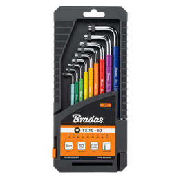 TORX TX 10-50 raktų rinkinys, 9 vnt. -DIY-HKT62-EL/BOX