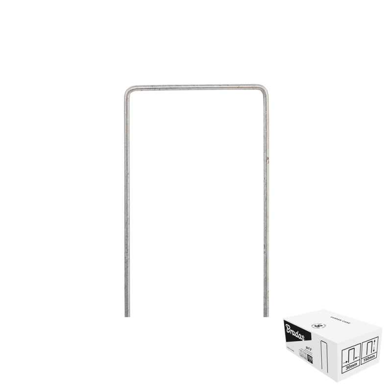 U formos cinkuotas metalinis kaištis -ATSMGU1715/100BOX