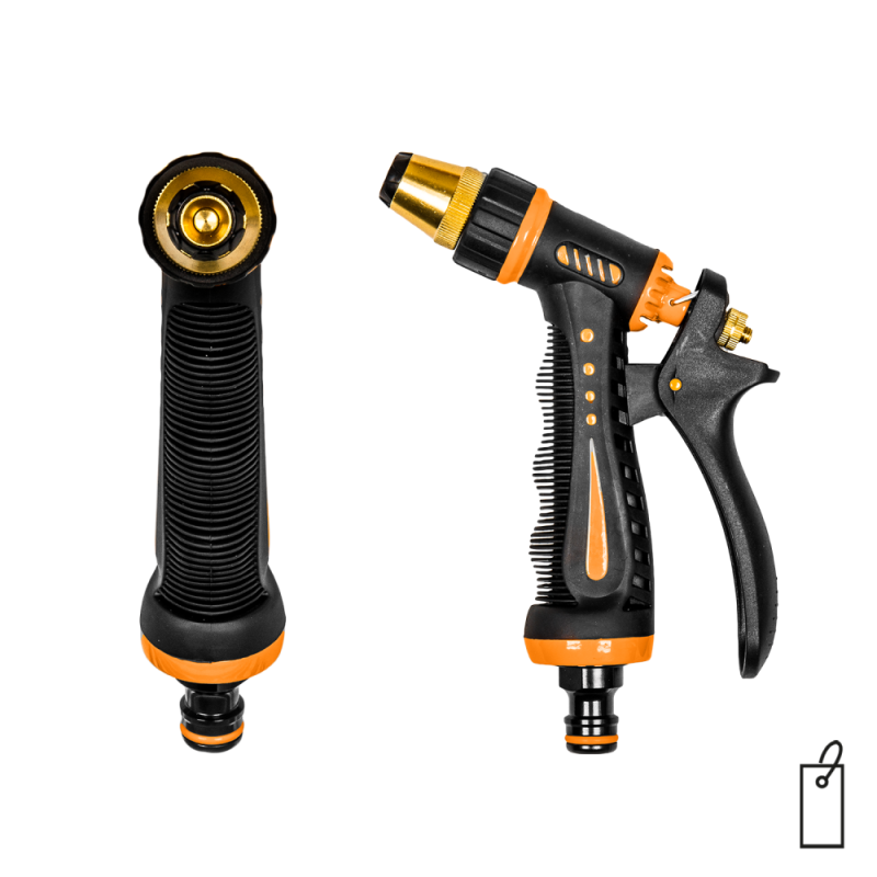 BLACK LINE ZEBRA reguliuojamas pistoletas, žalvario ir cinko lydinys -ECO-7205