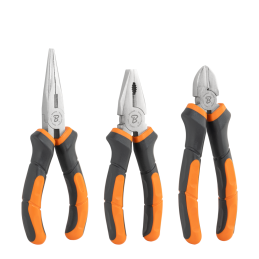 MASTER GRIP replių rinkinys, 3 dalys, nikeliuotos -DIY-PL12/1SET