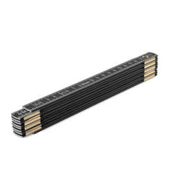 Sulankstoma matavimo juosta ALIUMINIS 2 m -DIY-MFA21BK/S