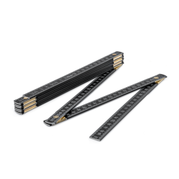 Sulankstoma matavimo juosta ALIUMINIS 2 m -DIY-MFA21BK/S