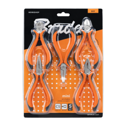 MINI replių rinkinys, 5 dalių, nikeliuotas -DIY-PL20/2SET