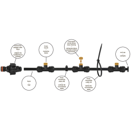BLACK LINE sodo vandens rūko purkštukas 7,5 m -ECO-Z1007
