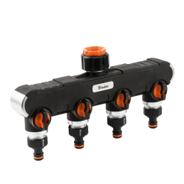 BLACK LINE 4 padėčių kolektorius GW 1"-3/4" su HEAVY DUTY vožtuvais -ECO-PWB3044