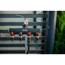 BLACK LINE 4 padėčių kolektorius GW 1"-3/4" su HEAVY DUTY vožtuvais -ECO-PWB3044