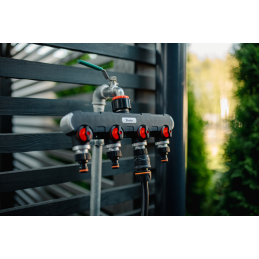 BLACK LINE 4 padėčių kolektorius GW 1"-3/4" su HEAVY DUTY vožtuvais -ECO-PWB3044