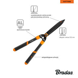 V serijos aliuminio gyvatvorių žirklės, tiesūs ašmenys -KT-V1140