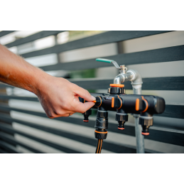 BLACK LINE 4 padėčių kolektorius GW 1"-3/4" su vožtuvais -ECO-PWB3054