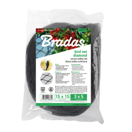Austas apsauginis paukščių tinklas DIAMOND 20g/m2 -AS-BN20151504020