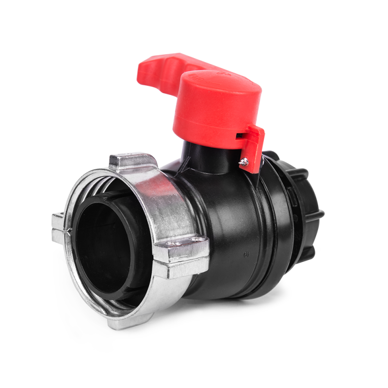 IBC rutulinis vožtuvas GWS75x6 su išleidimo anga GZ S60x6 -IBCS75F-BAVS60M