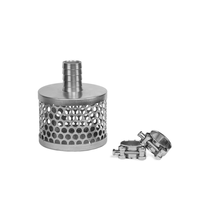 Siurbimo žarnos krepšelis 38 mm / 1 1/2" + 2x GBS spaustukai -SSF038