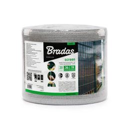 Tvoros juosta / tinklelis 19 cm x 36 m, 200 g/m2 + 20 vnt. spaustukų, šviesiai pilka -TOB2001936LGY