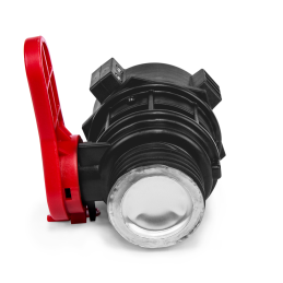 IBC rutulinis vožtuvas GW S60x6 su išleidimo anga Camlock Type A 2" su dangteliu -IBCS60F-BAVCGA