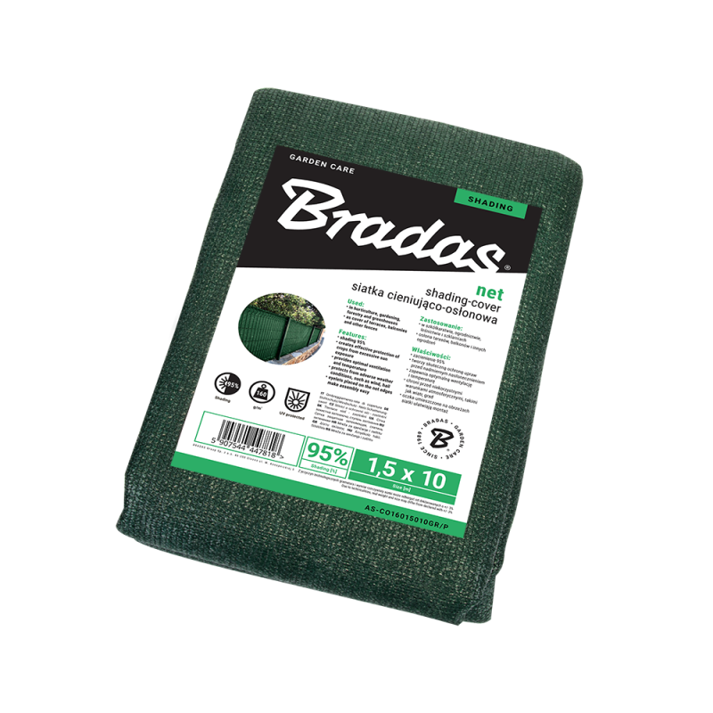 Pavėsį ir dengiamąjį tinklą sudaro 95 %, 160 g, 1,2 x 10 m -AS-CO16012010GR/P
