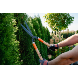 V SERIJOS MEDINĖS gyvatvorių žirklės, pravažiuojantis peilis -KT-V1115