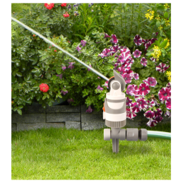 WHITE LINE 4 funkcijų besisukantis purkštuvas ant smaigalio -WL-Z01