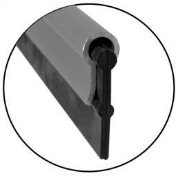 Aliuminio valytuvas, 61 cm, medinė rankena -ES2262-H