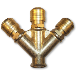 3/8" GW trišakis + 3 greitosios jungtys -SP025